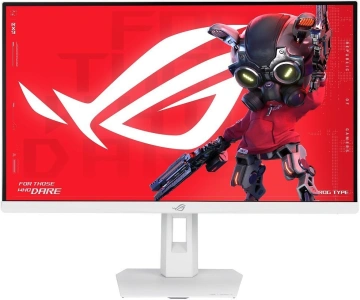 Монітор Asus 27" ROG Strix XG27ACMES-W HDMI, DP, USB-C, IPS, 2560x1440, 255Hz, 0.3ms, sRGB 133%, G-SYNC, FreeSync, Pivot, HDR400, білий (90LM0C92-B01171)