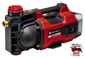 Насос відцентровий акумуляторний Einhell Professional AQUINNA 36/34, 36В(18В+18В) 3400л/год, вис. 37м, глиб. 6м режими ECO/BOOST, 4.2кг, без АКБ та ЗП (4180450)