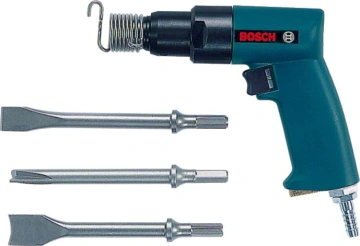 Молоток відбійний пневматичний Bosch Professional 2Дж 1600уд/хв набір оснастки 1кг кейс (0.607.560.501)