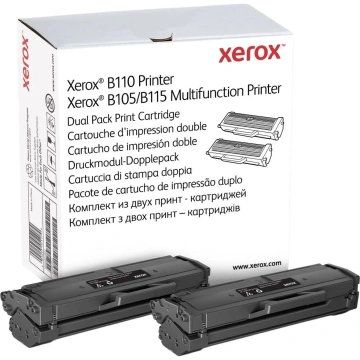 Картридж Xerox B105/B110/B115 Black (2x1500 стор) Dual Pack (006R04964)