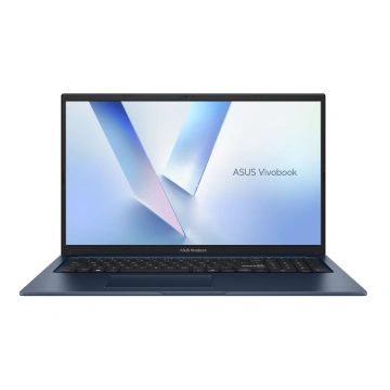 Ноутбук ASUS Vivobook 17 X1704MA-AU010 17.3" FHD IPS, Intel 5 320, 16GB, F512GB, UMA, NoOS, Блакитний (90NB17V2-M001M0)