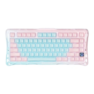 Клавіатура механічна GravaStar Mercury K1 Lite 80keys, GravaStar x BSUN Grey, BT/WL/USB, Aurora Mist (GSK1LITE_PM_MINT)