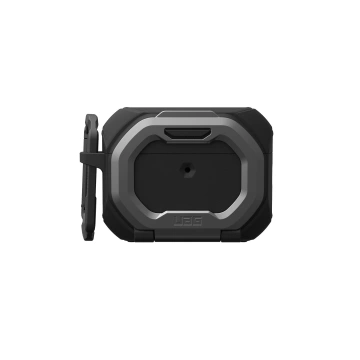 Чохол UAG для AirPods Pro (Gen 3, 2025) with Built-in Phone Stand, Monarch, Black/Silver (104131114034)