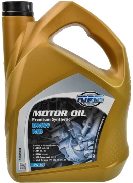 Олива моторна MPM Premium Synthetic BMW / MB 5W-30 5л (05005BM) (MPM05005BM)