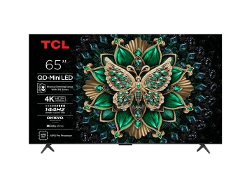 Телевізор 65" TCL MiniLED 4K 144Hz Smart Google TV Titan ONKYO sound (65C61K)