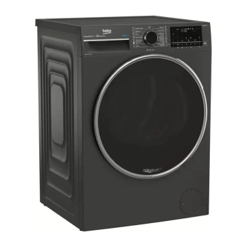 Пральна машина Beko фронтальна, 8кг, 1400, A, 55см, дисплей, пар, інвертор, графіт (B3WFU48415MGB2)