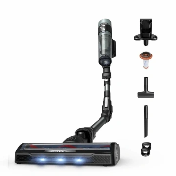 Пилосос Rowenta безпровідний X-Force Flex 10.80, 300Вт, конт пил -0.44л, автон. робота до 60хв, HEF system 99,9%, чорно-зелений (RH7A35E0)