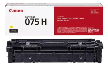 Картридж Canon 075H MF664Cdw/MF667Cdw/LBP646Cdw/LBP647Cdw Yellow (2500 стор.) (6366C002)