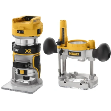 Фрезер акумуляторний DeWalt XR Li-lon 18В цанга 6 та 8мм 16000-25500об/хв 2.4кг без АКБ та ЗП (DCW604N)