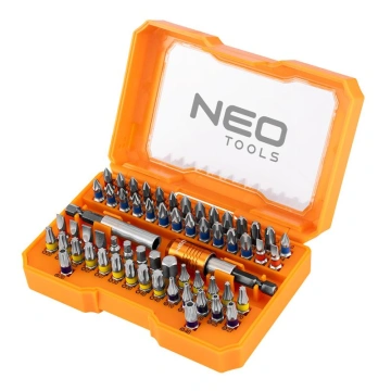 Біти Neo Tools магнітні подовжувачі 2шт, SL,PH,PZ,H,TX,TT, 25мм, кейс набір 60шт (56-600)