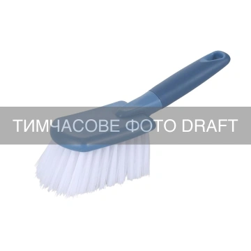 Щітка для миття ARDESTO Solid 22х6.8см з ручкою, пластик, блакитний (ARHE1307B)