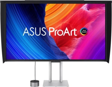 Монітор Asus 31.5" ProArt OLED PA32UCDMR-K HDMI, DP, USB-C, 2xThunderbolt, USB, MM, QD-OLED, 3840x2160, 240Hz, 0.1ms, DCI-P3 99%, Pivot, HDR400 (90LM03HE-B01K71)