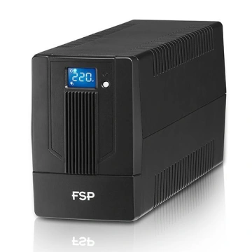 Джерело безперебійного живлення FSP iFP1500, 1500VA/900W, LCD, RJ45, USB, 2xSchuko + 2xIEC (PPF9003108)