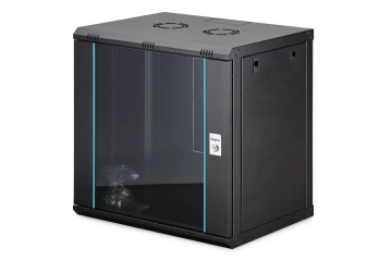 Шафа DIGITUS 19", 12U, Wall Mounting Dynamic-N, 600x450 мм, 60кг максимально, розібрана, чорна (DN-37109)