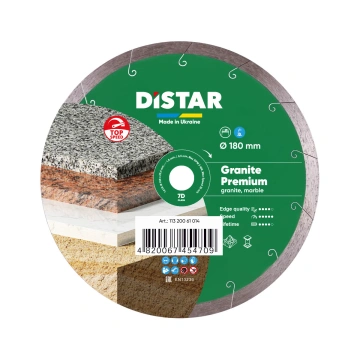 Круг алмазний вiдрiзний 1A1R 180x1,6x8,5x25,4 Granite Premium (11320061014)