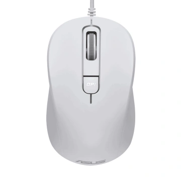 Миша ASUS Wired Blue Ray Silent, Білий (90XB05RN-BMU010)