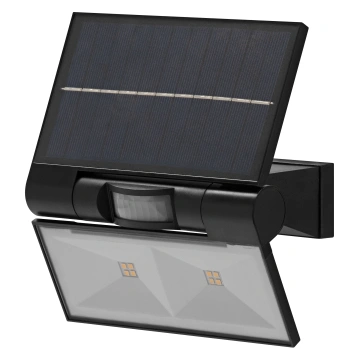 Світильник автономний OSRAM ENDURA STYLE SOLAR DOUBLE 2.9Вт 3000К 380Лм IP44 чорний (4099854429453)