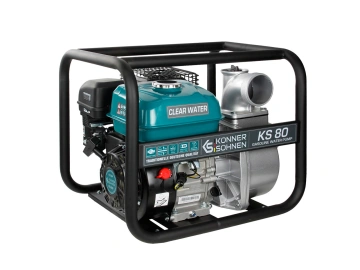 Мотопомпа бензинова Konner&Sohnen KS 80 1000л/хв 7.0к.с 26кг (KS80)