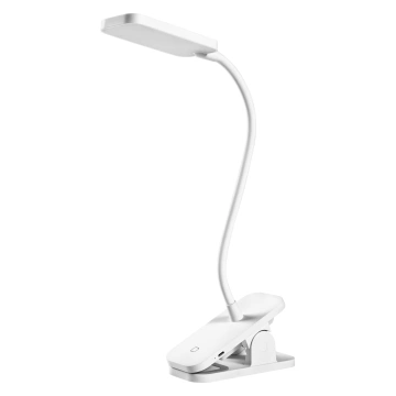 Лампа настільна з акумулятором OSRAM Panan Clip 5.2Вт 4000К 1000мАг USB-A білий (4099854507496)