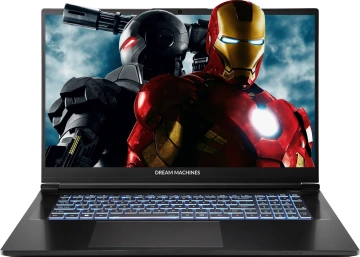 Ноутбук Dream Machines RG5060-17 17.3QHD IPS, Intel i9-14900HX, 32GB, F2TB, NVD5060-8, DOS, чорний (RG5060-17UA30)