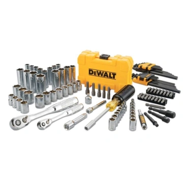 Набір головок, біт, шестигранних ключів DeWALT, 1/4", 3/8", кейс, 108шт (DWMT73801-1)