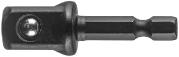 Перехідник Neo Tools, 1/4" Hex 1/2" квадрат, ударний, сталь S2 (56-556)