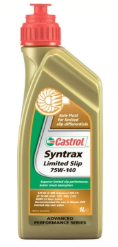 Олива трансмісійна Castrol Syntrax Limited Slip 75W-140 GL-5 1л (20-1 SAF-XJ) (15D99E) (CAS20-1SAF-XJ)