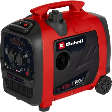 Генератор газобензиновий інверторний Einhell TE-IG 1900 DF LPG 230В, 1 фаза, 1.7-1.9кВт, розетка 2х12В ручний стартер, 23.7кг (4152630)