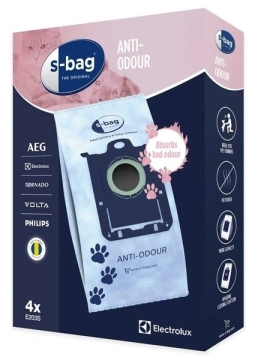 Мішки для пилососів Electrolux S-Bag Anti-Odor 3.5л, 4шт (E203S)