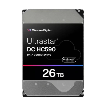 Жорсткий диск WD Ultrastar 26TB 3.5" 7200 512MB SATA DC HC590 (WUH722626ALE6L4) (0F65672)