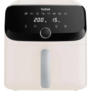 Мультипіч Tefal Easy Fry Mega, 1700Вт, чаша-7.5л, сенсорне керув., 8 програм, пластик, бежевий (EY855AE0)