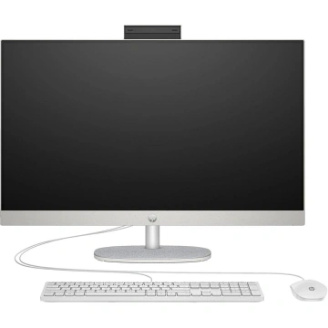 Комп'ютер персональний моноблок HP All-in-One 27" FHD IPS AG, AMD R5-7520U, 16GB, F512GB, UMA, WiFi, кл+м, DOS, білий (A1QY1EA)