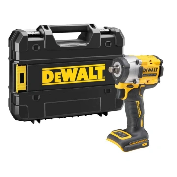 Гайковерт ударний акумуляторний DeWALT XR Li-Ion 18В 610Нм 1400-2500об/хв 3550уд/хв 1/2" кейс TSTAK 1.1кг без АКБ та ЗП (DCF921NT)
