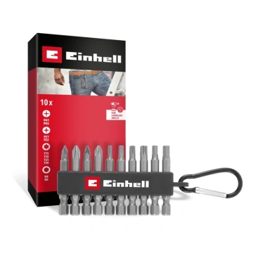Набір ударних Einhell 50мм карабін 10шт 0.13кг (118623)