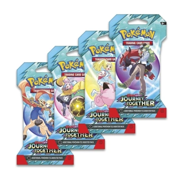 Колекційна карткова гра Pokemon: Journey Together Sleeved Booster, бустер пак (1 шт) (196214108264)