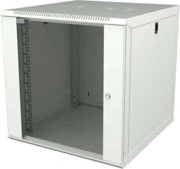 Шафа MIRSAN 19", 12U, WTC, 600x600 мм, максимально 80 кг, сіра (MR.WTC12U60DE.02)