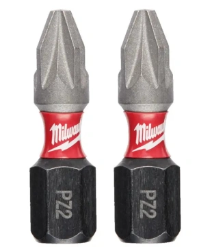 Біти Milwaukee Shockwave, PZх25мм, набір 2шт (4932500356)