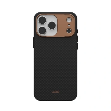 Чохол UAG для iPhone 17 Pro Max, Fibr Armr Magsafe, Kevlar Graphite/Bronze (114554113985)