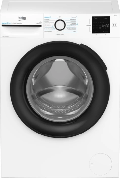 Пральна машина Beko фронтальна, 8кг, 1200, A, 50см, дисплей, інвертор, пара, білий (BM3WFU38215WB)