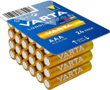 Батарейка Varta Longlife лужна AAA блістер, 24 шт (04103301134)