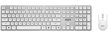 Комплект клавіатура та миша MSI FORGE K210 W COMBO WHITE UA, Wireless (S11-43UA305-Y92)