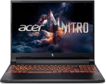 Ноутбук Acer Nitro V 16 ANV16-72 16" WUXGA IPS, Intel 7-240H, 16GB, F1TB, NVD5070-8, Lin, чорний (NH.QZREU.00C)