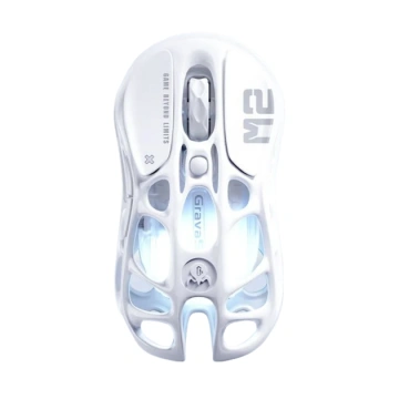 Миша GravaStar Mercury M2, BT/WL/USB-A, RGB, Opaline White (GRAVASTARM2_WHT)