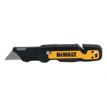 Ніж будівельний трапецієподібний складний DeWALT, з фіксованим лезом, корпус пластик, 82мм (DWHT10992-0)