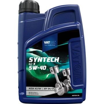 Олива моторна VATOIL SynTech LL-X 5W-40 1л (11-1 LL-X) (50034) (VAT11-1LL-X)