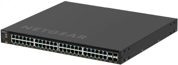 Комутатор NETGEAR M4350-48G4XF (GSM4352), 48x1G PoE+, 236Вт (можливо збільшити до 1440Вт), 4xSFP+, керований L3 з можливістю стекування (GSM4352-100NES)