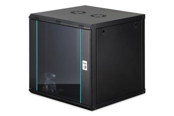 Шафа DIGITUS 19", 12U, Wall Mounting Dynamic-N, 600x600 мм, 60кг максимально, розібрана, чорна (DN-37111)