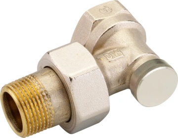 Клапан термостатичний Danfoss RLV-S, DN 20, вх. 3/4" - вих. 3/4", кутовий, нікель (003L0125)
