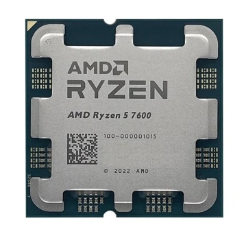 Центральний процесор AMD Ryzen 5 7600 6C/12T 3.8/5.1GHz Boost 32Mb Radeon Graphics AM5 65W w/o cooler TRAY (100-000001015)
