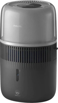 Зволожувач повітря Philips традиційне зволоження Series 4000, 44м2, 4,5л, 300мл/г, сенсорне, режим сну, нічник, чорний (HU4210/03)